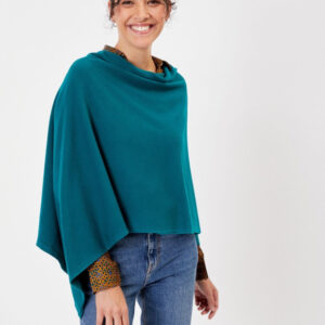 poncho emeraude la fiancée du mekong vendu par cabottine