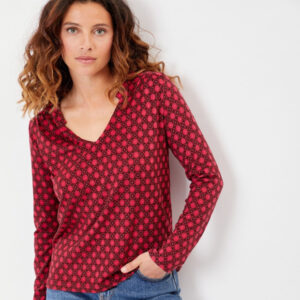 Top marron La Fiancée du Mékong