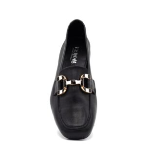 Mocassin femme souple Mocassin cuir noir
