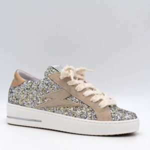 Basket tendance femme basket doré