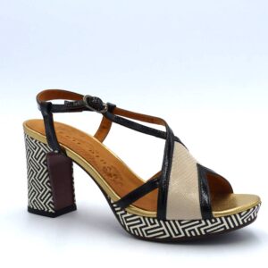 Sandales à talon confortable Chie Mihara Kat beige
