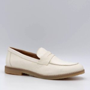Aliwell pariz mocassin cuir blanc
