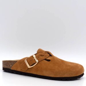 Mule Reqins Medina cuir camel