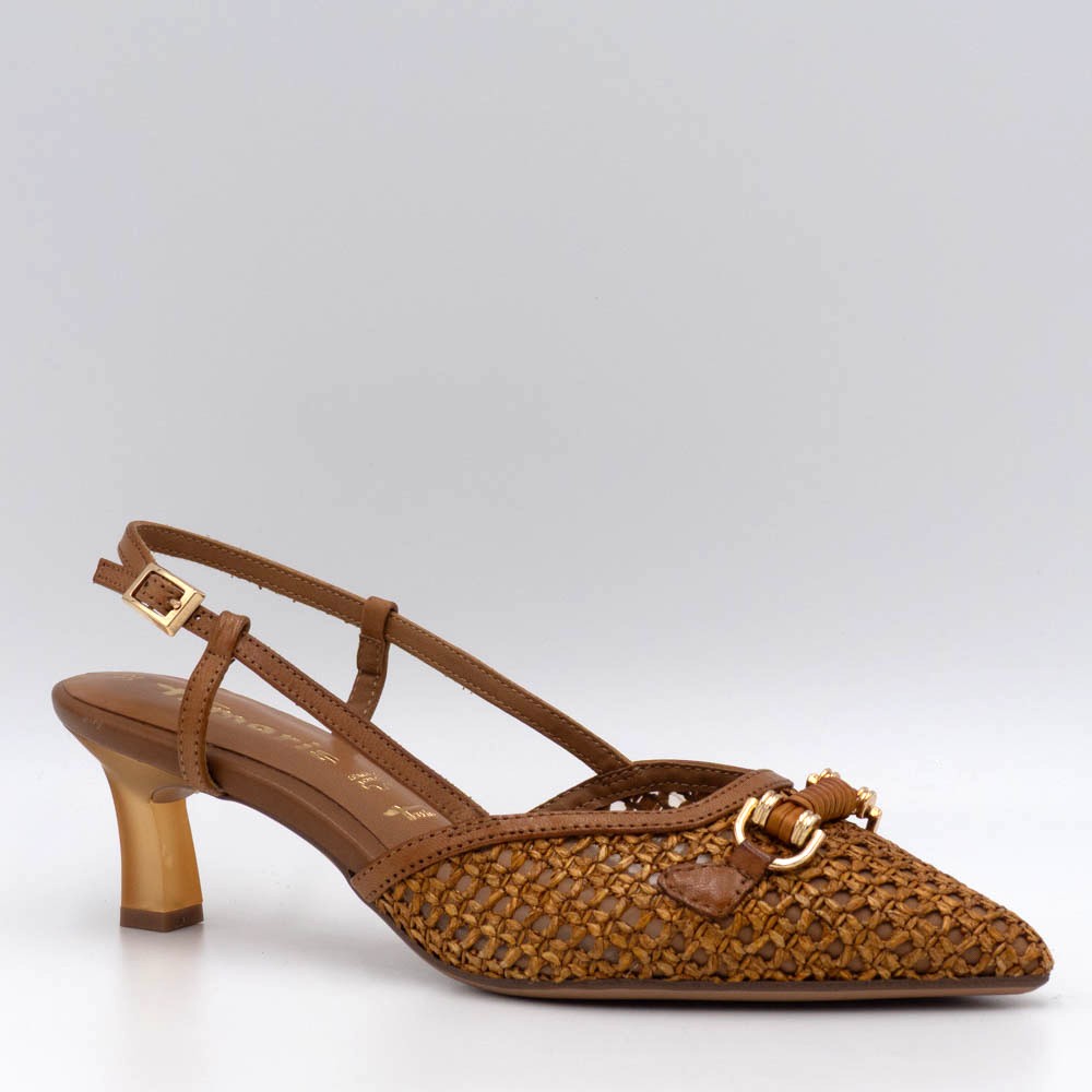Escarpins Tamaris 29634 Camel ouvert derrière