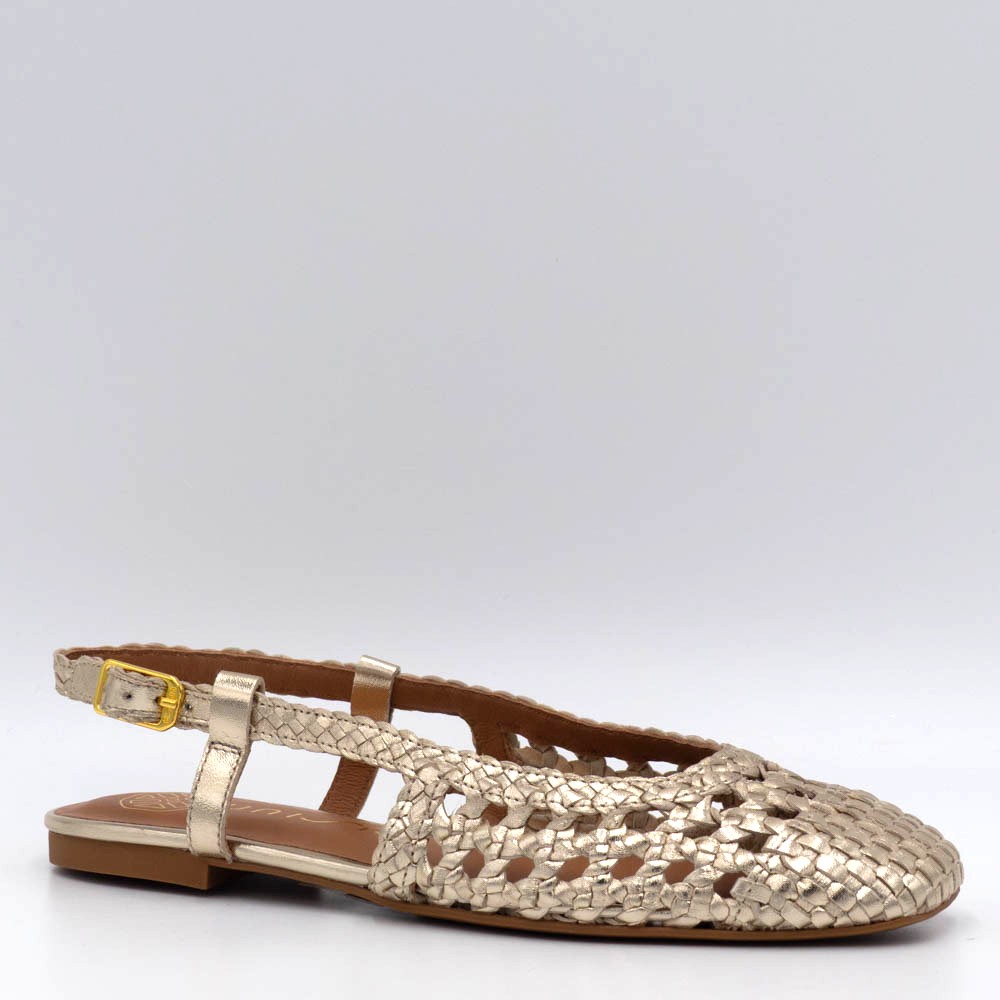Ballerines Unisa Brejo cuir doré